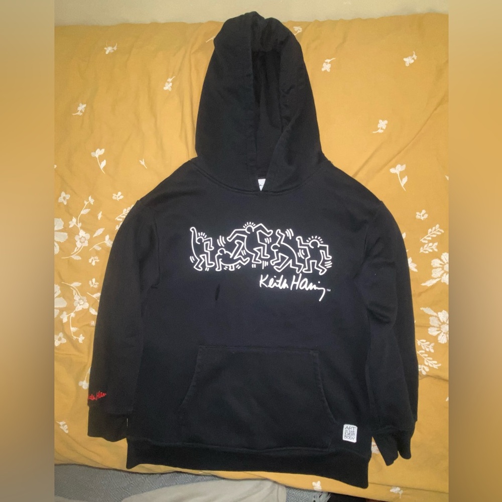 Kieth Harring Black Hoodie